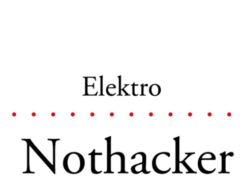 Ein Logo der Firma Elektro-Nothacker.